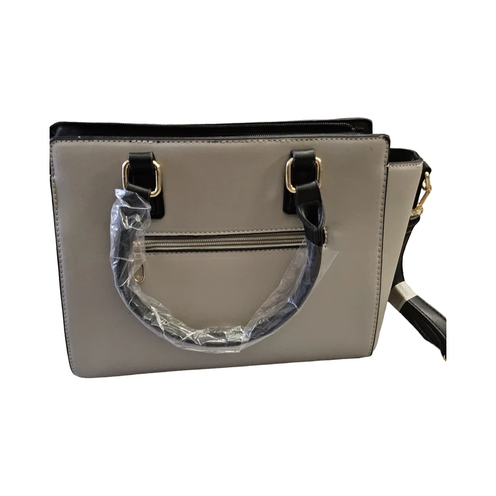 New Beverly Hills Polo Club Grey and Black Satchel/Crossbody